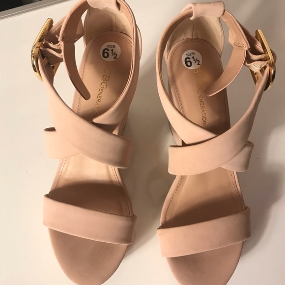 bcbgeneration jae platform wedge sandals